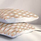 Minimalist Geometric Check Pattern Pillow Sham Gallery Image 3