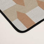 Minimalist Geometric Check Pattern Desk Mat Gallery Image 4