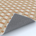 Minimalist Geometric Check Pattern Rug Gallery Image 4