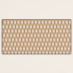 Minimalist Geometric Check Pattern Desk Mat Gallery Image 3