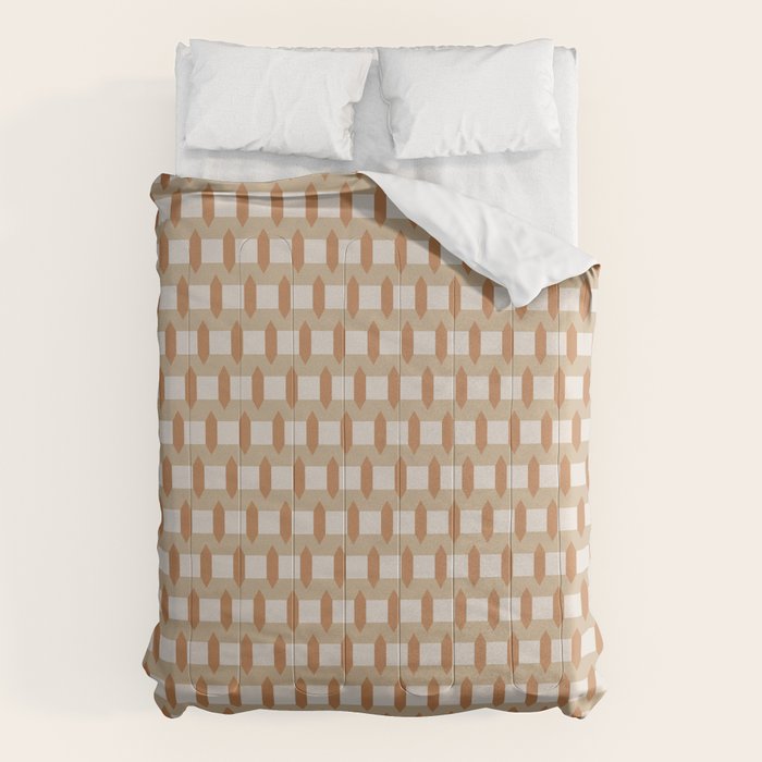 Minimalist Geometric Check Pattern Comforter Gallery Image 6