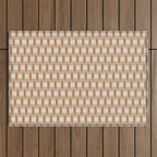 Minimalist Geometric Check Pattern Outdoor Rug Gallery Image 1
