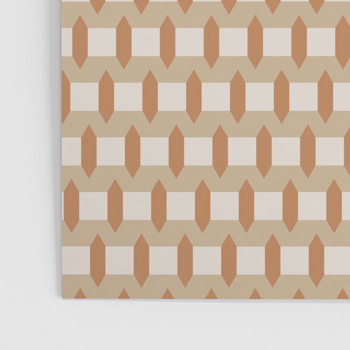 Minimalist Geometric Check Pattern Poster Gallery Image 3