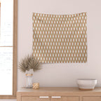 Minimalist Geometric Check Pattern Wall Tapestry Gallery Image 2