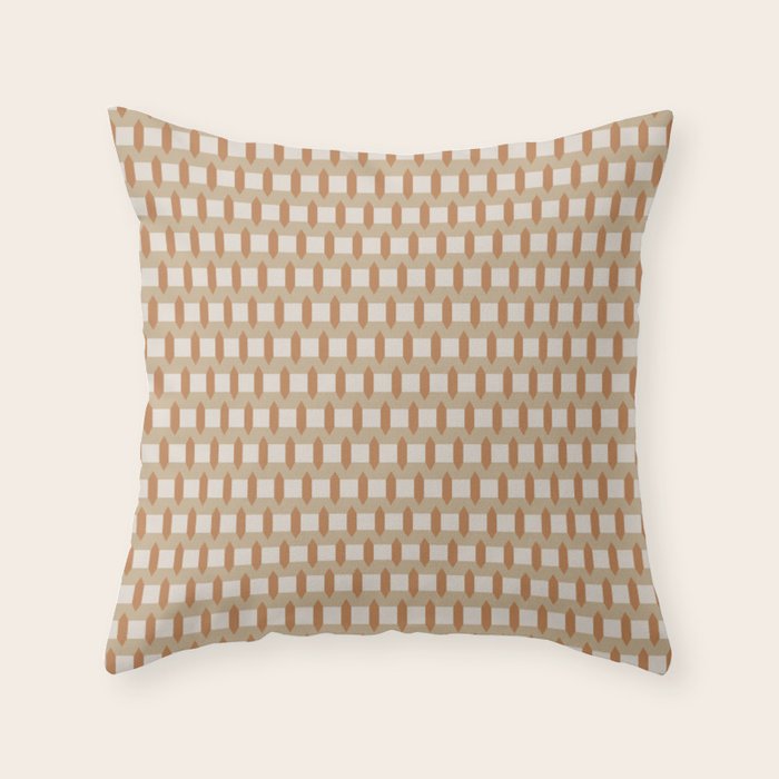 Minimalist Geometric Check Pattern Throw Pillow Gallery Image 6
