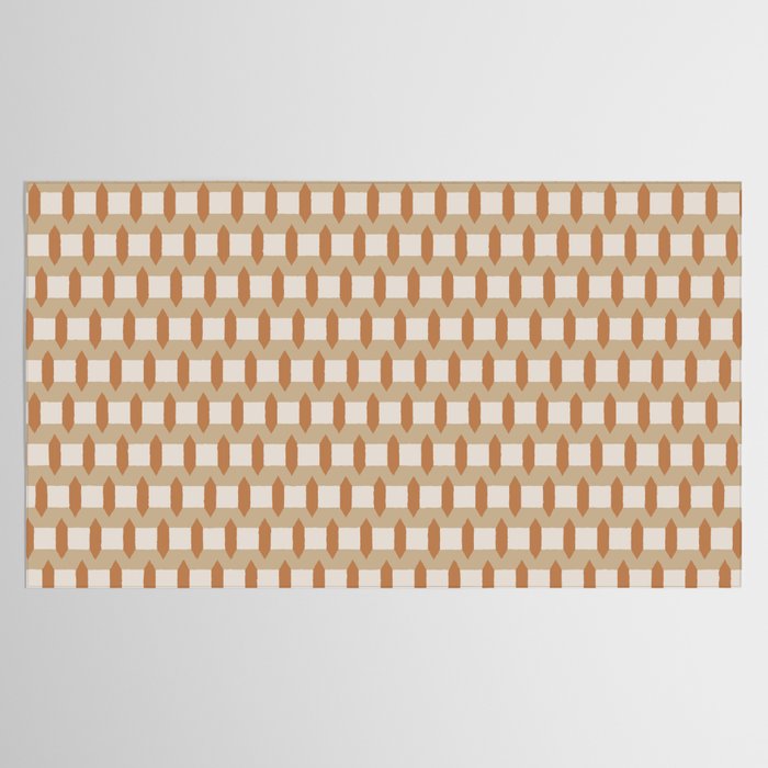 Minimalist Geometric Check Pattern Tablecloth Gallery Image 2