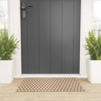 Minimalist Geometric Check Pattern Welcome Mat Gallery Image 3