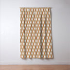 Minimalist Geometric Check Pattern Window Curtain Gallery Image 3