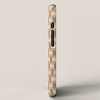 Minimalist Geometric Check Pattern iPhone Case Gallery Image 2