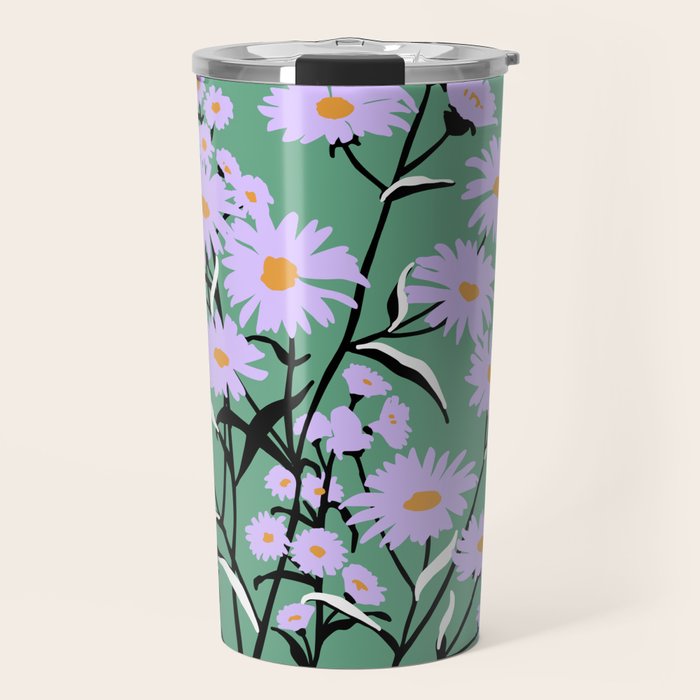 Flower Market Rome Travel Mug Gallery Image 1