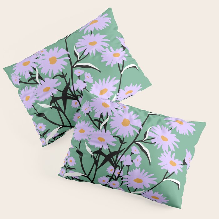 Flower Market Rome Pillow Sham Gallery Image 1