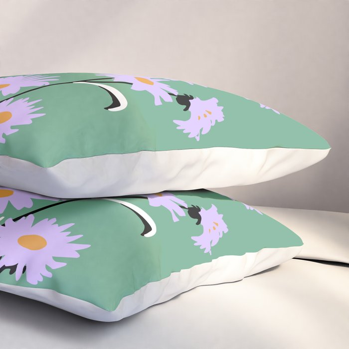 Flower Market Rome Pillow Sham Gallery Image 3