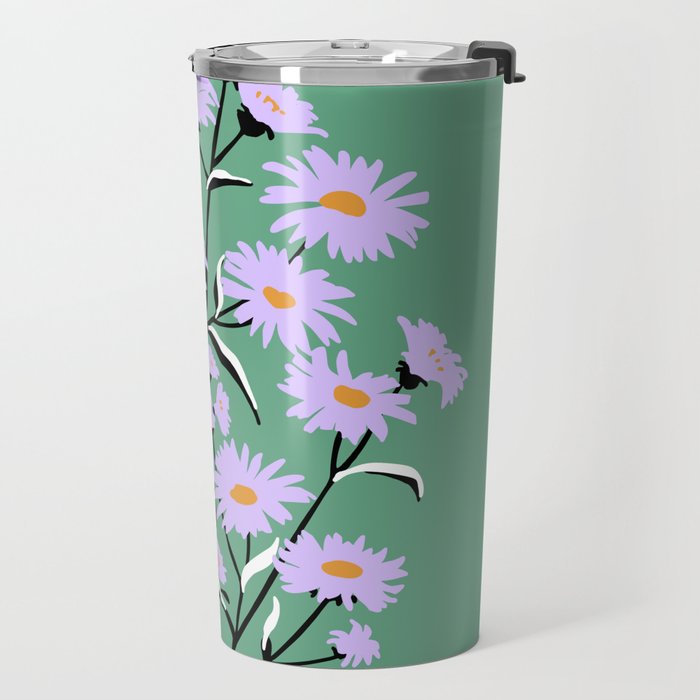 Flower Market Rome Travel Mug Gallery Image 2