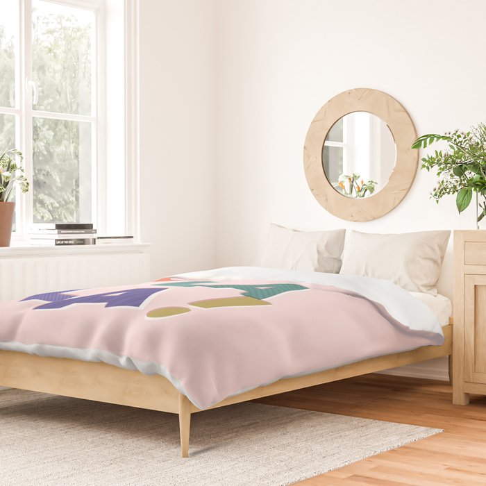 OOH LA LA! colorful french typography Duvet Cover Gallery Image 2