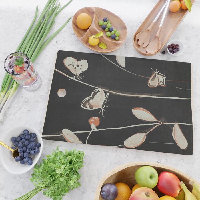Butterflies Cutting Board Gallery Image 2