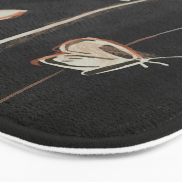 Butterflies Bath Mat Gallery Image 3