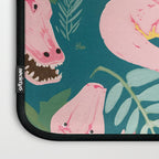 Party Gators (Warning - Pink Crocodiles Swim Here!) Laptop Sleeve Gallery Image 3