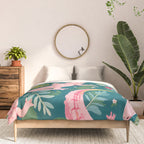 Party Gators (Warning - Pink Crocodiles Swim Here!) Comforter Gallery Image 3