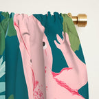 Party Gators (Warning - Pink Crocodiles Swim Here!) Window Curtain Gallery Image 2
