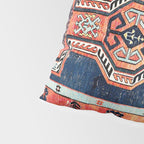 Davagin  Antique Daghestan East Caucasus Kilim Print Pillow Sham Gallery Image 4