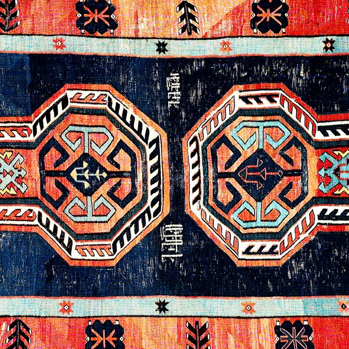 Davagin  Antique Daghestan East Caucasus Kilim Print Coffee Mug Gallery Image 2