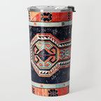 Davagin  Antique Daghestan East Caucasus Kilim Print Travel Mug Gallery Image 2