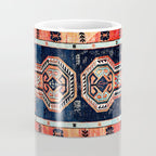 Davagin  Antique Daghestan East Caucasus Kilim Print Coffee Mug Gallery Image 4