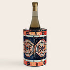 Davagin  Antique Daghestan East Caucasus Kilim Print Wine Chiller Gallery Image 1