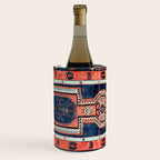 Davagin  Antique Daghestan East Caucasus Kilim Print Wine Chiller Gallery Image 2