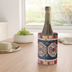 Davagin  Antique Daghestan East Caucasus Kilim Print Wine Chiller Gallery Image 4