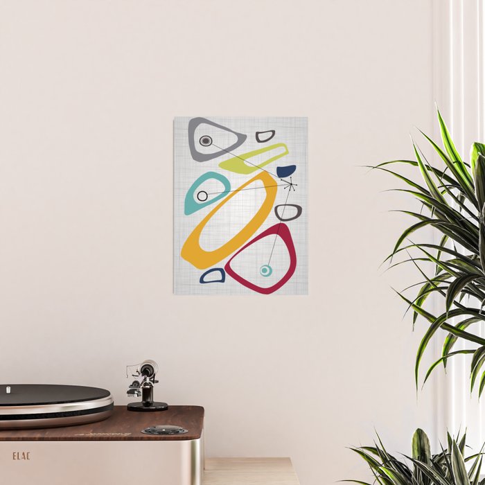 Mid Century Modern Art Poster Gallery Image 2
