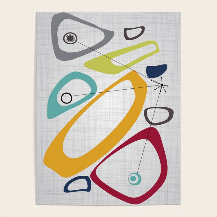 Mid Century Modern Art Poster Gallery Image 4