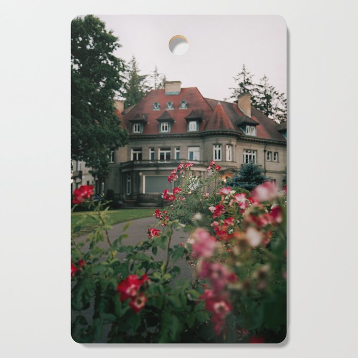 Pittock Mansion Blooms Cutting Board Gallery Image 1