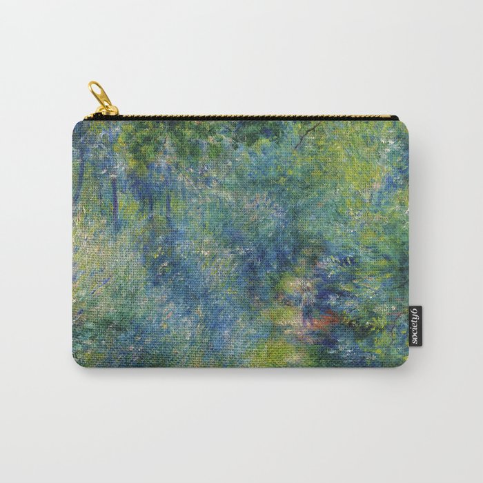 Pierre-Auguste Renoir "Sentier dans le bois (Path in the woods)" Carry All Pouch Gallery Image 1