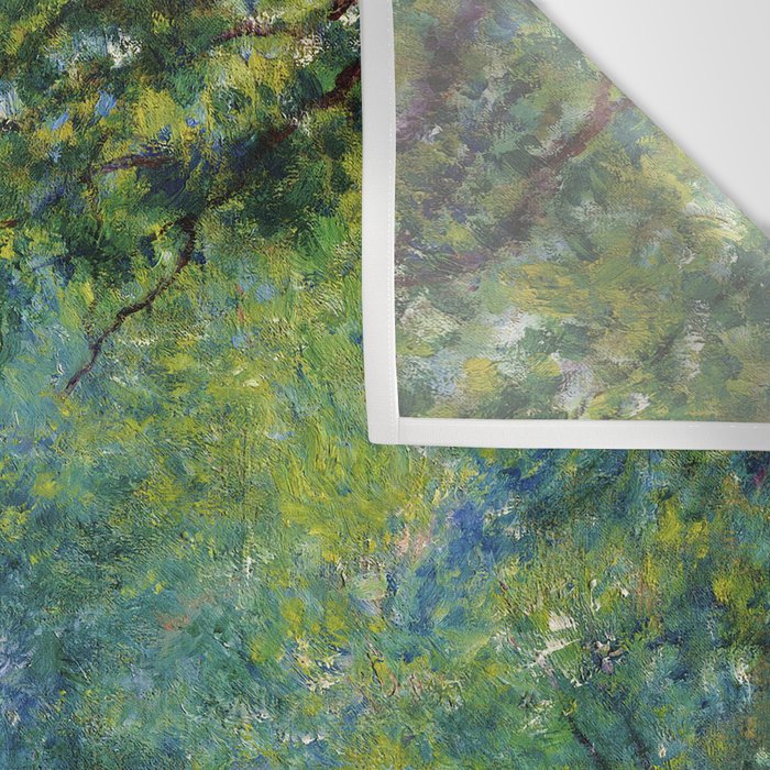Pierre-Auguste Renoir "Sentier dans le bois (Path in the woods)" Wall Tapestry Gallery Image 3