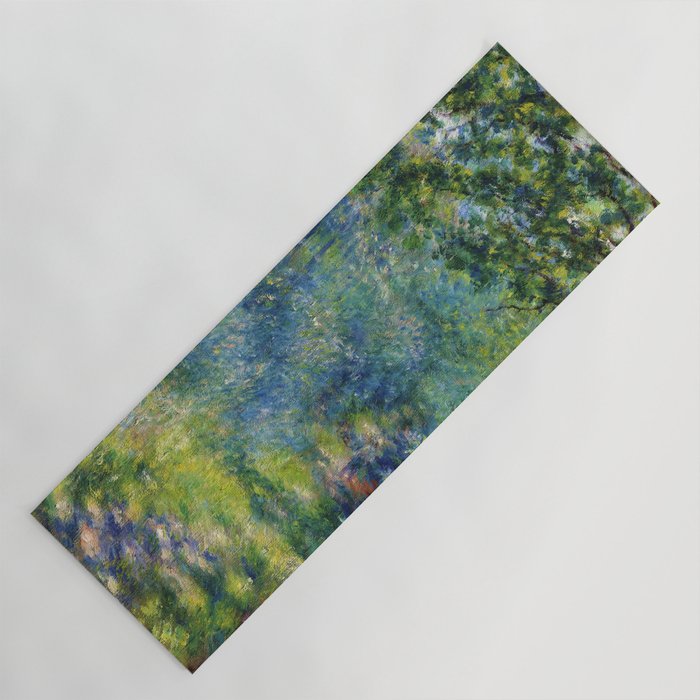 Pierre-Auguste Renoir "Sentier dans le bois (Path in the woods)" Yoga Mat Gallery Image 1