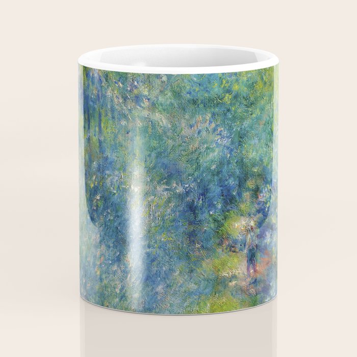 Pierre-Auguste Renoir "Sentier dans le bois (Path in the woods)" Coffee Mug Gallery Image 4