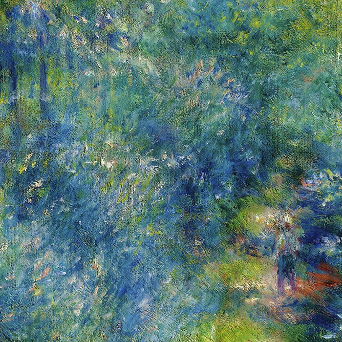 Pierre-Auguste Renoir "Sentier dans le bois (Path in the woods)" Coffee Mug Gallery Image 2