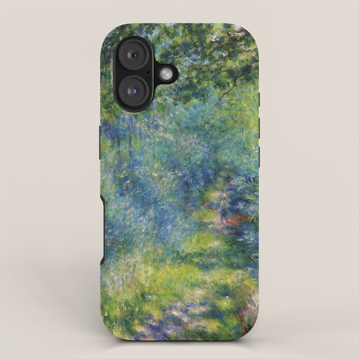 Pierre-Auguste Renoir "Sentier dans le bois (Path in the woods)" iPhone Case Gallery Image 1