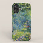 Pierre-Auguste Renoir "Sentier dans le bois (Path in the woods)" iPhone Case Gallery Image 1