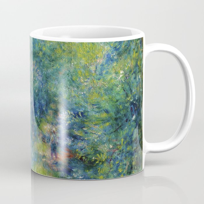 Pierre-Auguste Renoir "Sentier dans le bois (Path in the woods)" Coffee Mug Gallery Image 1