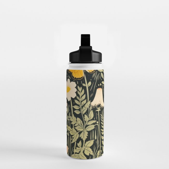 Butterfly Night Garden Water Bottle Gallery Image 2