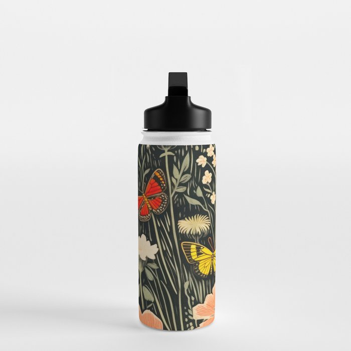 Butterfly Night Garden Water Bottle Gallery Image 3