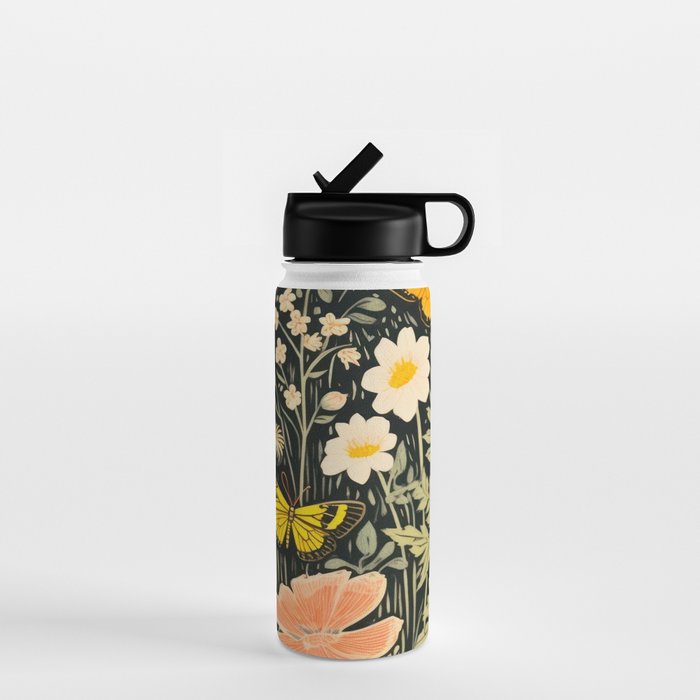 Butterfly Night Garden Water Bottle Gallery Image 1