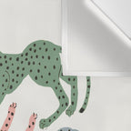 Rainbow Cheetah Wall Tapestry Gallery Image 3
