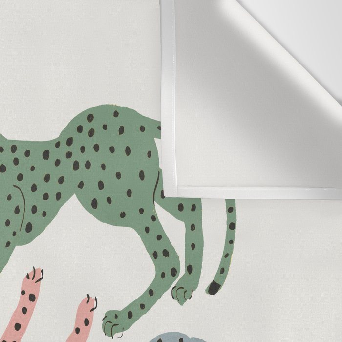 Rainbow Cheetah Wall Tapestry Gallery Image 3