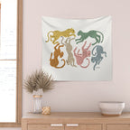 Rainbow Cheetah Wall Tapestry Gallery Image 2