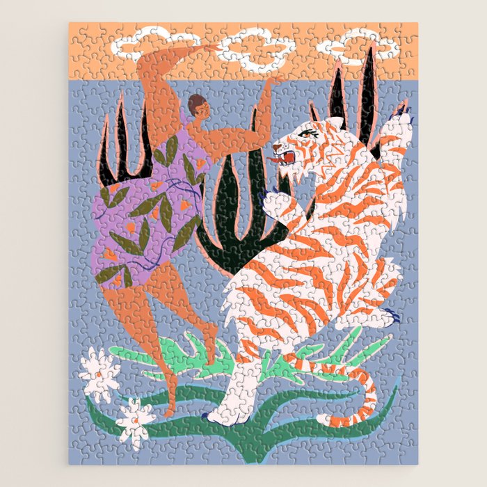 Hello Tiger Jigsaw Puzzle Gallery Image 1