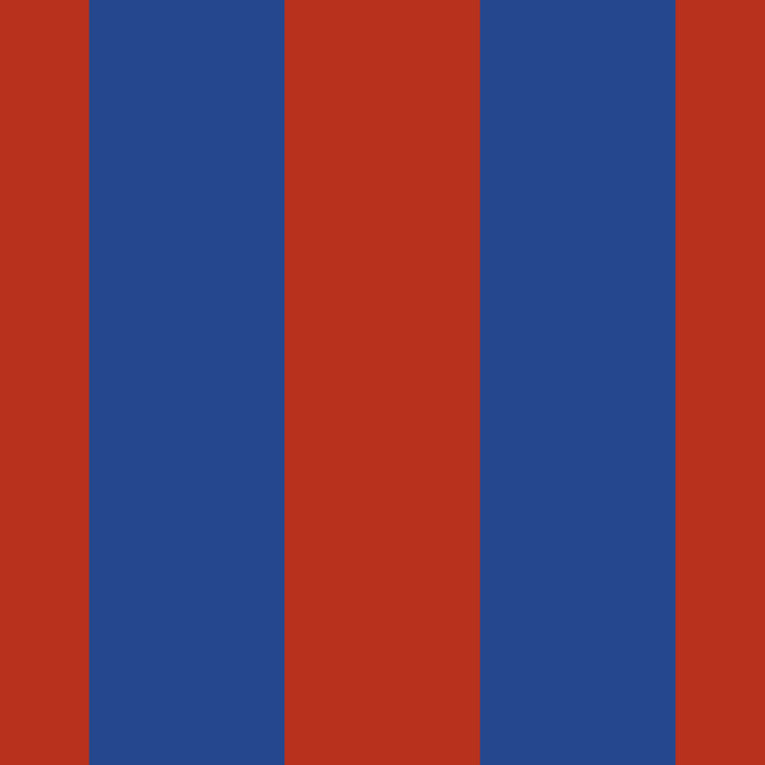 Ultramarine and Carrot Cake Stripes Coffee Mug Gallery Image 2