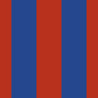 Ultramarine and Carrot Cake Stripes Coffee Mug Gallery Image 2